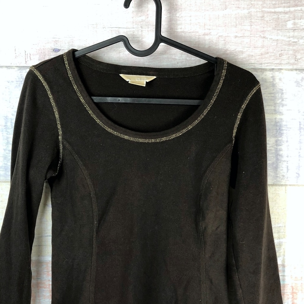 MICHAEL Michael Kors Stretchy Long Sleeve Tee P4 - Picture 2 of 5